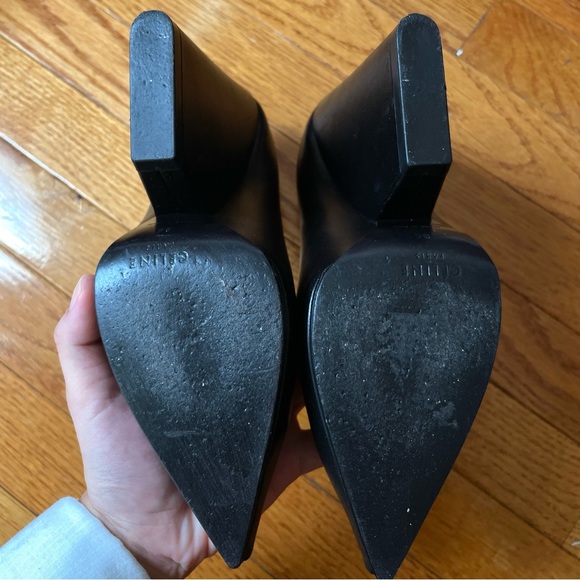 Celine A/W 2012 Phoebe Philo Black Wedge Pumps - Picture 4 of 4